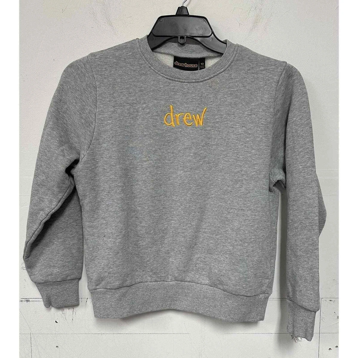 DREW HOUSE SSENSE Exclusive Kids Gray Scribble Sweatshirt Size 12