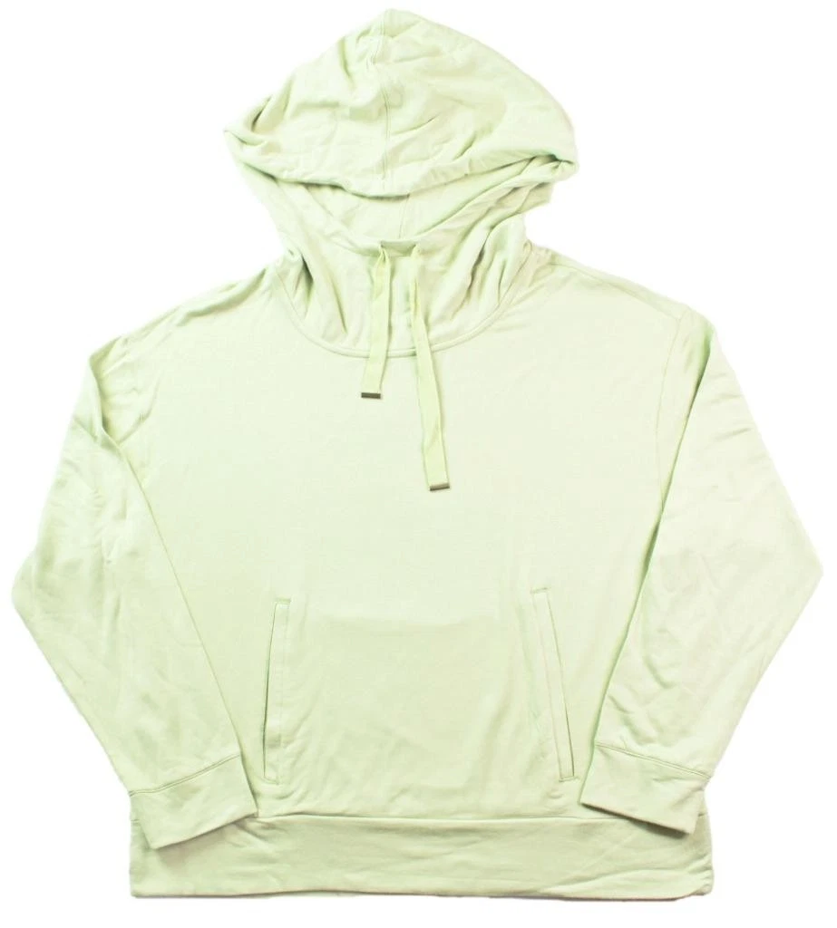 Republic Womens Hoodie L Sweatshirt Pullover Pockets Fleece Casual Lt Green $88