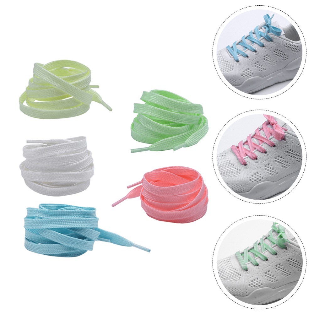 APL 5 Paia Lacci Luminosi Lacci Fluorescenti per Scarpe Sportive