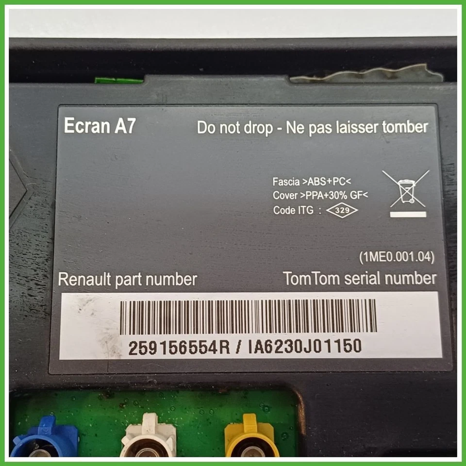 Display Navigatore RENAULT MEGANE 3a Serie 1.5 dCi 259156554R 2008 2012 - Immagine 4 di 4