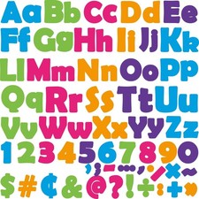 260 PCS Bulletin Board Letters for Classroom 4 Colorful Combo Pack Set