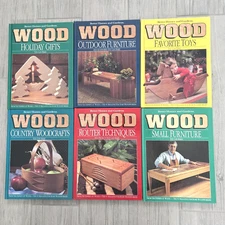 WOOD Woodworker toys furniture Lot of 6 hardcover books Better Homes and Garden