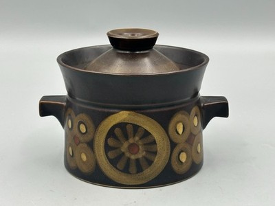 Denby Steingut Arabesque - Vintage Deckelsuppe mit Henkeln