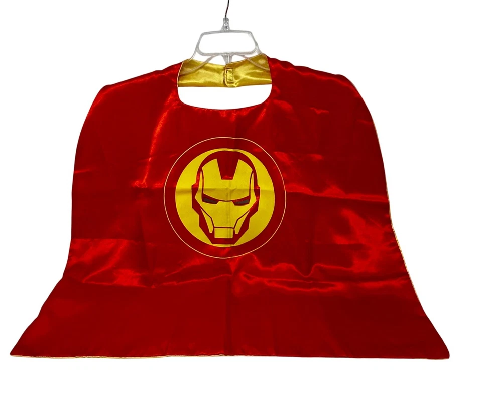 Juego de capa reversible para niños Superhéroe - Superman y Iron Man - Talla única Foto 2 de 4