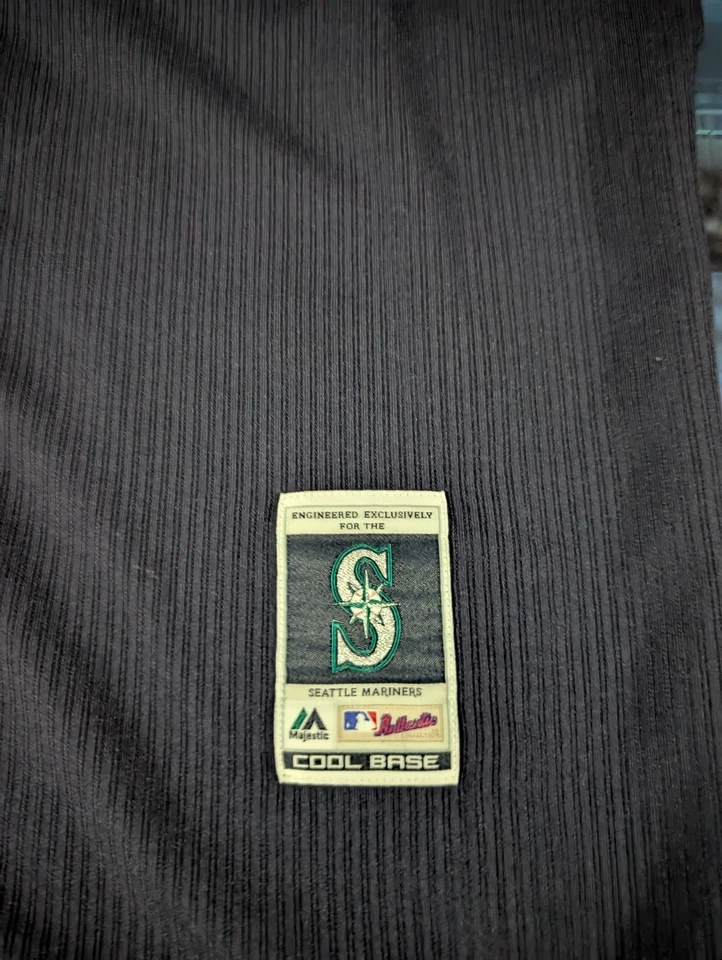 MLB Majestic CoolBase Seattle Mariners Robinson Cano Spring Training Jersey Sz44 - Image 4 of 4