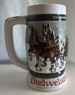 Budweiser Clydesdales 50th Anniversary 1933-1983 Breweriana Mug