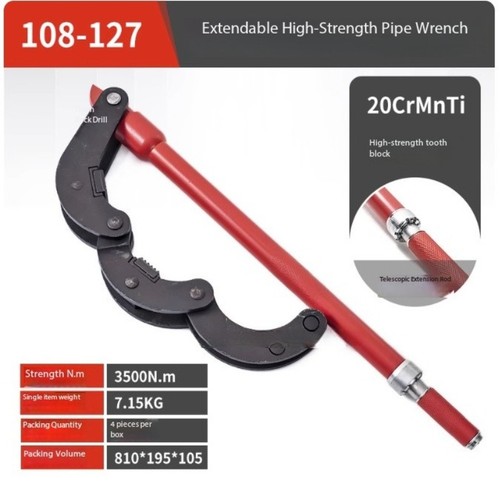 The Free Clamp of The Pipe Wrench Provides Powerful Clamping Extremely Durable - Picture 22 of 26