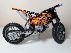 LEGO TECHNIC 8420 STREET BIKE, 42007 MOTO CROSS BIKE, 42036 STREET MOTORCYCLE