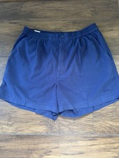 Adidas Vintage Medium Active Navy Blue Climalite Aeroready Athletic 4" Shorts