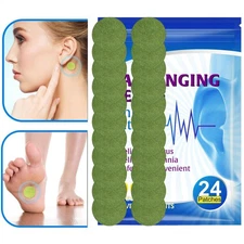 24pcs Relaxing Ear Patch Tinnitus Vomiting Improve Listening Anti Headache