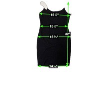 Black Sleeveless Bodycon Midi Dress By Heart & Hips