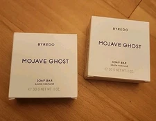 Byredo Mojave Ghost Soap Bar TWO of 1oz/30g Bars Travel Soap Luxury Soap