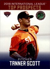 2018 International League Top Prospects Choice #21 Tanner Scott Mogadore Ohio OH