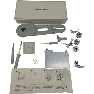 #ad #ad Vintage Sears Kenmore Miscellaneous Accessories In Case $38.95