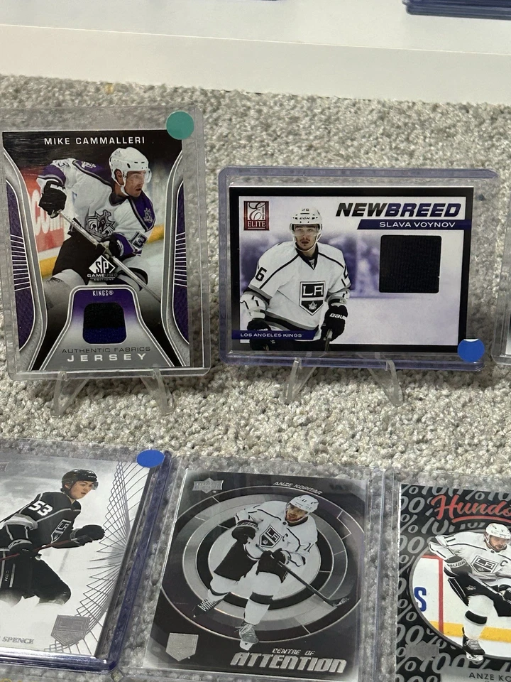 LA Kings 59 Card Insert Lot - Jerseys / Autos / Rookies / Serial Numbered + More - Image 2 of 4