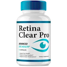 Retina Clear Eye Supplement Capsules  Advanced Formula (60 Capsules)