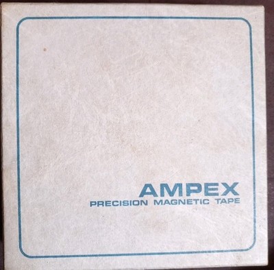 Vintage Ampex 196 1'' High Band Master Video Tape Reel (neu und komplett)