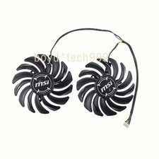 MSI ARMOR RX570 RX580 Dual Fan Cooler fan Replacement 40mm 4Pin 0.4A 87mm