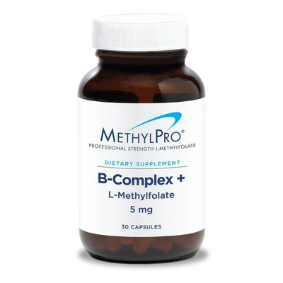 MethylPro B-Complex + L-Methylfolate 5 mg - Methylated Vitamin B Complex for ...
