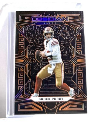 Brock Purdy 2023 Obsidian Orange Etched San Francisco 49ers 48/49