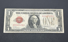 1928 $1 Red Seal Funny Back Note US Bill LOW Shipping!!!