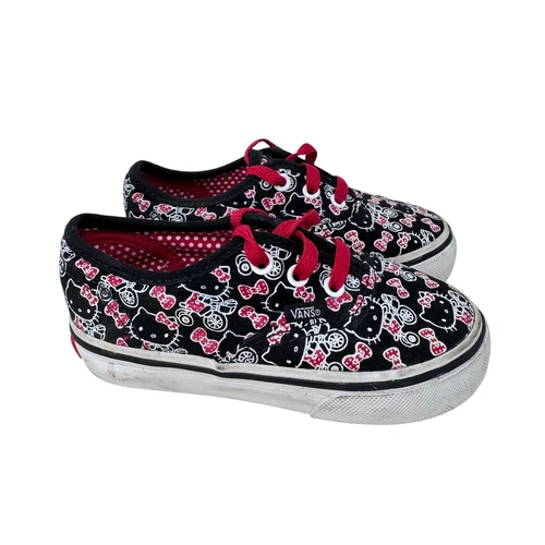 Sneakers Vans Off The Wall Hello Kitty bambino taglia 7 nere punta tonda stringate