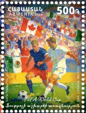 Armenia 2026 MNH Stamp World Cup Canada Mexico USA Single stamp