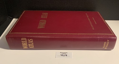 World Atlas Book Million Dollar Round Table 1955 Hardcover Book Vintage - Imagen 3 de 16