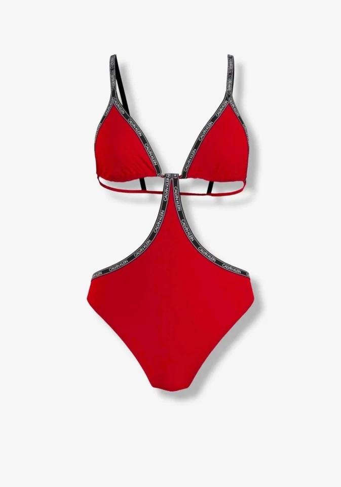 Calvin Klein Swimwear Damen Rot Badeanzug Mode