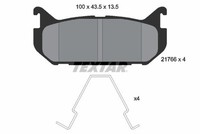 Textar Bremsbelagsatz, Scheibenbremse 2176603 FüR Ford USA Mazda