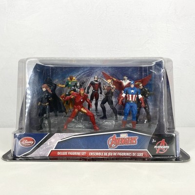 Marvel Avengers Deluxe Figurine Set Of 10 Disney Store New In Box