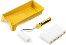 VOOMEY Foam Paint Roller,Small Paint Roller Kit, Mini Paint Roller 4 Inch with