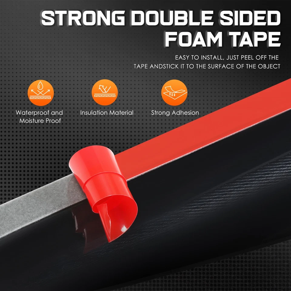 Para 92-24 Ford E150-E450 En Canal Ventana Lateral Viseras Sol Lluvia Protectores Deflector Foto 3 de 4