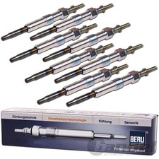8x BERU GLÜHKERZE GE103  7 passend für BMW E65 / E66 740 d + 745 d  KOMPLETT-SET