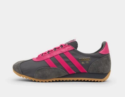 Adidas Originals Men's SL 72 Pt Shoes in Grey and Pink