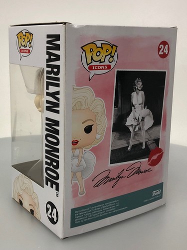 Funko POP! Icons Marilyn Monroe #24 Vinyl Figur BESCHÄDIGTE BOX SIEHE BILDER - Bild 5 von 12