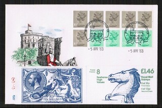 Great Britain 1983 £1.46 Stamp Booklet First Day Cover