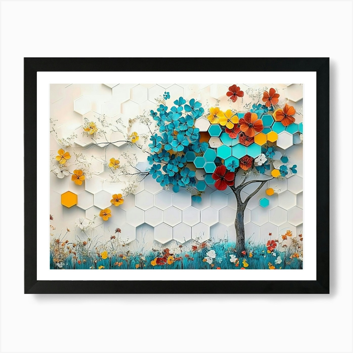 Tree Of Life 69 Art Print Framed Wall Art Poster Canvas Print Picture