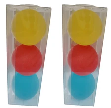 6PC Hand Therapy Exerciser Balls Squeeze Balls Kit Stress Relief Hand Training