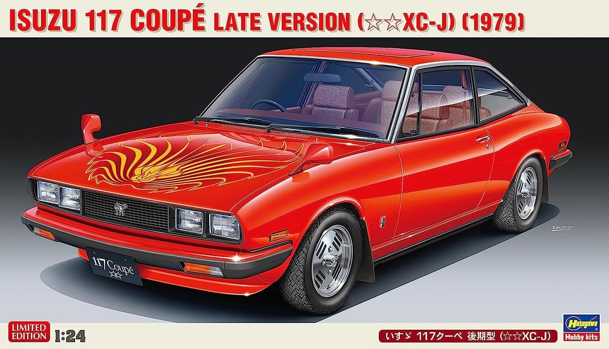 Hasegawa 1/24 Isuzu 117 Coupe Late type XC-J plastic model 20628