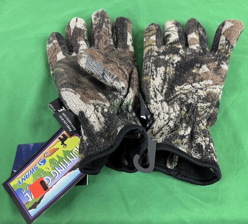NOS, SWANY Camo Hunting Gloves , Bill Jordan's Advantage Timber RT400B X Large - Picture 3 of 9
