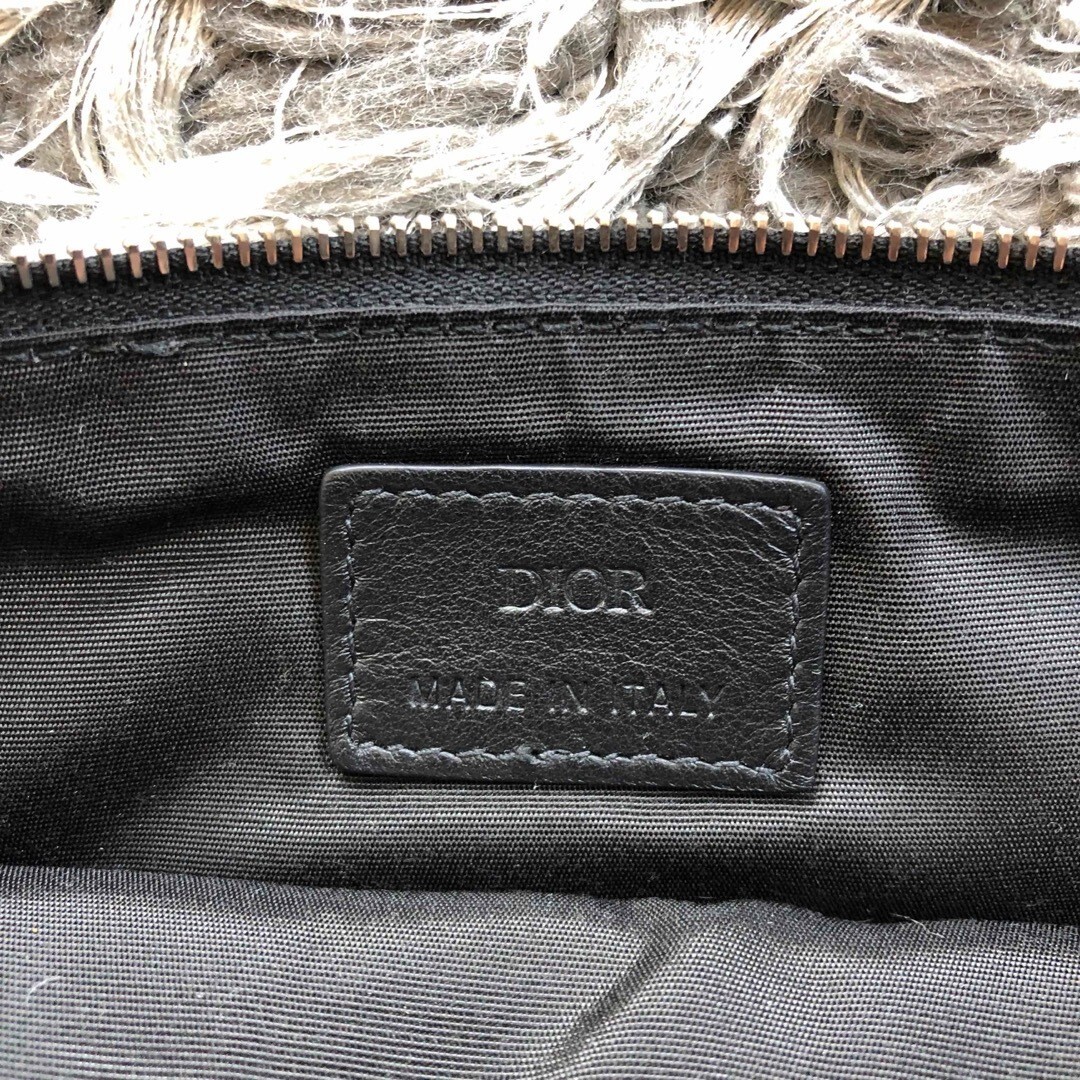 Dior Homme　モノグラム　ポーチ　エディ Dior Homme Novelty Bee Black Clutch Pouch - Rare Collectible