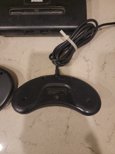 Sega Genesis Black Video Game Console/with Controllers (Parts Only) - Afbeelding 5 van 14