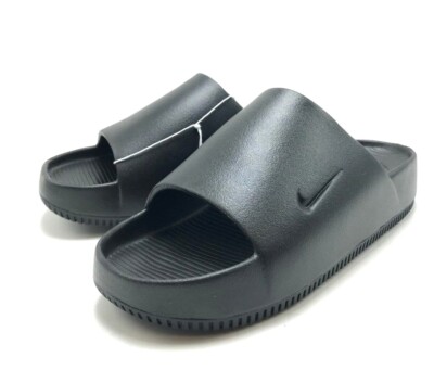 ★Nike★ kam mens slides FD4116-001 NEW* Men NIKE CALM SLIDES BLACK / BLACK (FD4116 001), Sz 7.0