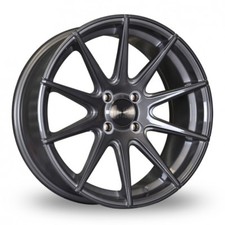 17" BOLA CSR ALLOY WHEELS TO FIT VOLVO JAGUAR FORD RENAULT GLOSS TITANIUM