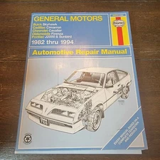 Haynes Service Repair Manual 38015 Buick, Cadillac, Olds & Pontiac 1982-1994
