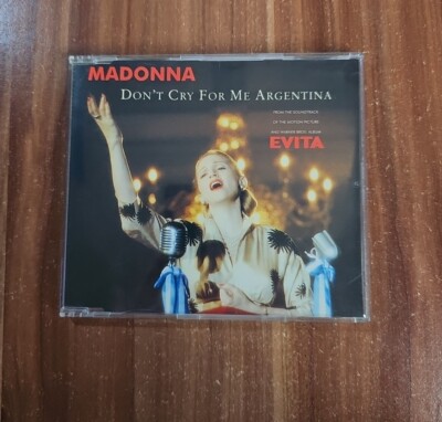 Madonna - Don't Cry For Me Argentina (1996) Single Evita Soundtrack CD 