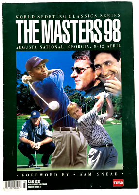 THE MASTERS 1998 ポスター 【公式通販】