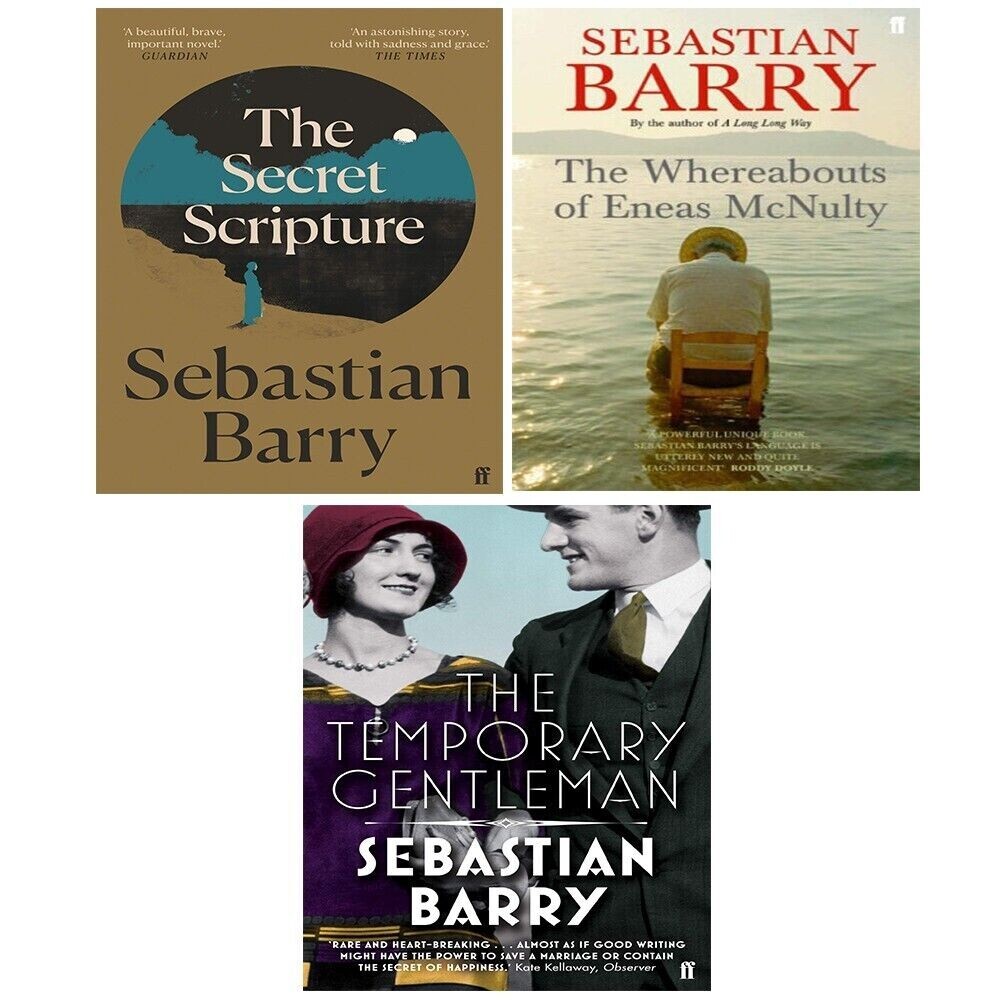 McNulty Family Series Collection 3 Books Set by Sebastian Barry Temporary Gentle
