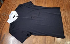 Equiline NEW ClaraC competition Perforated polo shirt Black 46/ XL / 10 $219